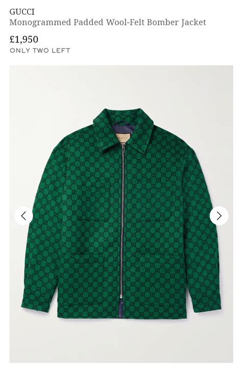 chaqueta gucci verde cristiano ronaldo|Chaqueta con cremallera y GG en verde oliva y marfil .